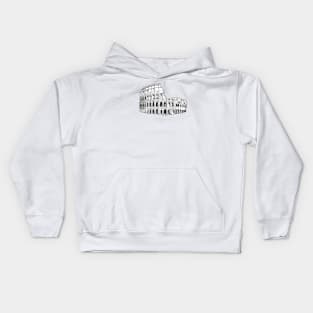 Hand drawn Colosseum Kids Hoodie